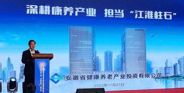 王思军出席安徽养老工业“双招双引”推介会暨养老生长岑岭论坛